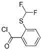 2-[(DIFLUOROMETHYL)-MERCAPTO]-BENZOYL CHLORIDE 结构式
