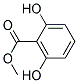 2,6-DIHYDROXYBENZIOC ACID METHYL ESTER 结构式