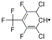 2,6-DICHLORO-3,5-DIFLUORO-4-TRIFLUOROMETHYLPHENYL 结构式