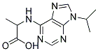 2-(9-ISOPROPYL-9H-PURIN-6-YLAMINO)PROPANOIC ACID 结构式