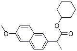 2-(6-METHOXYNAPHTHALEN-2-YL)-PROPIONIC ACID CYCLOHEXYL ESTER 结构式