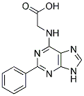 2-(2-PHENYL-9H-PURIN-6-YLAMINO)ACETIC ACID 结构式