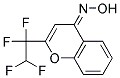 2-(1,1,2,2-TETRAFLUOROETHYL)-4H-CHROMEN-4-ONE OXIME 结构式