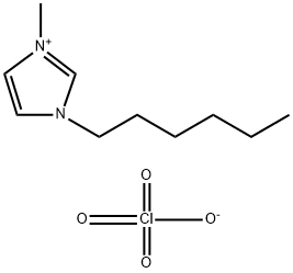 1-甲基-3-己基咪唑高氯酸盐盐 结构式