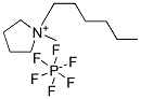 1-HEXYL-1-METHYLPYRROLIDINIUM HEXAFLUOROPHOSPHATE 结构式