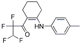 1-[N-(P-TOLUIDINO)]-2-(2,2,3,3-TERAFLUOROPROPANOYL)-CYCLOHEX-1-ENE 结构式