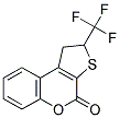 1,2-DIHYDRO-2-TRIFLUOROMETHYL-4H-THIENO-[2,3-C]-CHROMEN-4-ONE 结构式