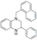 1,2,3,4-TETRAHYDRO-1-((NAPHTHALEN-1-YL)METHYL)-3-PHENYLQUINOXALINE 结构式