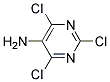 2,4,6-三氯嘧啶-5-胺 结构式