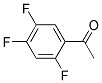 2',4',5'-TRIFLUOROACETOPHENONE SOLUTION 1ML 结构式