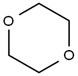 1.4-DIOXANE SOLUTION 100UG/ML IN METHANOL 5X1ML 结构式