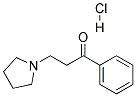 1-PHENYL-3-PYRROLIDINOPROPAN-1-ONE-HYDROCHLORIDE 结构式