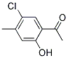 1-(5-CHLORO-2-HYDROXY-4-METHYLPHENYL)ETHAN-1-ONE, TECH 结构式