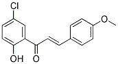 1-(5-CHLORO-2-HYDROXYPHENYL)-3-(4-METHOXYPHENYL)PROP-2-EN-1-ONE, TECH 结构式