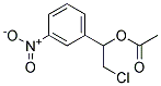2-CHLORO-1-(3-NITROPHENYL)ETHYL ACETATE, TECH 结构式