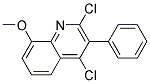 2,4-DICHLORO-8-METHOXY-3-PHENYLQUINOLINE, TECH 结构式