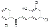 1-(2-CHLOROPHENYL)-3-(3,5-DICHLORO-2-HYDROXYPHENYL)PROP-2-EN-1-ONE, TECH 结构式