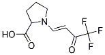1-(4,4,4-TRIFLUORO-3-OXOBUT-1-ENYL)PYRROLIDINE-2-CARBOXYLIC ACID, TECH 结构式