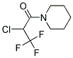 2-CHLORO-3,3,3-TRIFLUORO-1-PIPERIDINO-1-PROPANONE, TECH 结构式