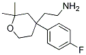 2-[4-(4-FLUOROPHENYL)-2,2-DIMETHYLTETRAHYDRO-PYRAN-4-YL]-ETHYLAMINE 结构式