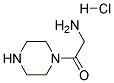 2-AMINO-1-PIPERAZIN-1-YL-ETHANONEHYDROCHLORIDE 结构式