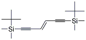 1,6-BIS-(T-BUTYLDIMETHYLSILYL)-3-HEXEB-1,5 DIYNE 结构式