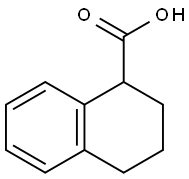 1,2,3,4-TETRAHYDRO-1-NAPHTHALENECARBOXYLIC ACID 结构式