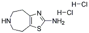 2-AMINO-4,5,6,7,8-PENTAHYDROTHIAZOLO[5,4-D]AZEPINE, DIHYDROCHLORIDE 结构式