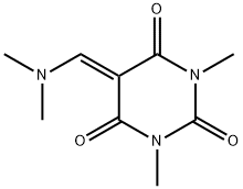 1,3-DIMETHYL-5-[(DIMETHYLAMINO)METHYLENE]2,4,6-(1H,3H,5H)-TRIOXOPRYIMIDINE 结构式