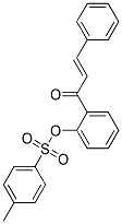 2-CINNAMOYLPHENYL 4-METHYLBENZENE-1-SULPHONATE 结构式