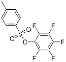 2,3,4,5,6-PENTAFLUOROPHENYL 4-METHYLBENZENESULPHONATE 结构式