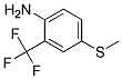 2-AMINO-5-(METHYLTHIO)BENZOTRIFLUORID 结构式