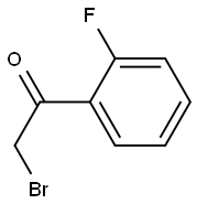 2-FLUOROPHENACYL BROMID 结构式