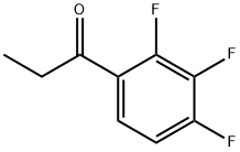 1-(2,3,4-三氟苯基)丙-1-酮 结构式