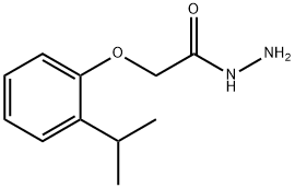 2-(2-ISOPROPYLPHENOXY)ACETOHYDRAZIDE 结构式