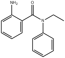 2-AMINO-N-ETHYL-N-PHENYLBENZAMIDE 结构式