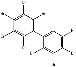 2,2',3,3',4,4',5,5',6-九溴联苯 结构式