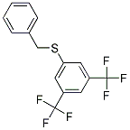 1-BENZYLSULFANYL-3,5-BIS-TRIFLUOROMETHYL-BENZENE 结构式