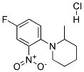 1-(4-Fluoro-2-nitrophenyl)-2-methylpiperidinehydrochloride