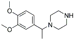 1-[1-(3,4-DIMETHOXY-PHENYL)-ETHYL]-PIPERAZINE 结构式