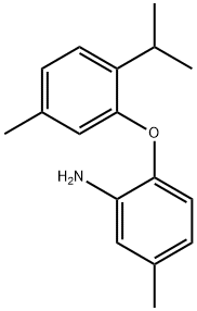 2-(2-ISOPROPYL-5-METHYLPHENOXY)-5-METHYLANILINE 结构式