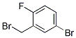 2-FLUORO-5-BROMOBENZYL BROMIDE 结构式