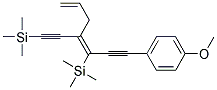 1-METHOXY-4-(Z-3-TRIMETHYLSILANYL-4-TRIMETHYLSILANYLETHYNYLHEPTA-3,6-DIEN-1-YNYL)BENZENE 结构式