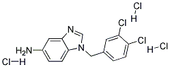 1-(3,4-DICHLORO-BENZYL)-1H-BENZOIMIDAZOL-5-YLAMINE TRIHYDROCHLORIDE 结构式