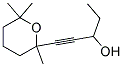 1-(2,6,6-TRIMETHYL-TETRAHYDRO-PYRAN-2-YL)-PENT-1-YN-3-OL 结构式