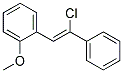 1-(2-CHLORO-2-PHENYL-VINYL)-2-METHOXY-BENZENE 结构式