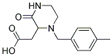 [1-(4-METHYL-BENZYL)-3-OXO-PIPERAZIN-2-YL]-ACETIC ACID 结构式
