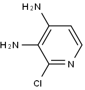 2-CHLORO-PYRIDINE-3,4-DIAMINE 结构式