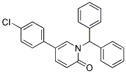 1-BENZHYDRYL-5-(4-CHLOROPHENYL)PYRIDIN-2(1H)-ONE 结构式