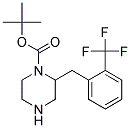 2-(2-TRIFLUOROMETHYL-BENZYL)-PIPERAZINE-1-CARBOXYLIC ACID TERT-BUTYL ESTER 结构式